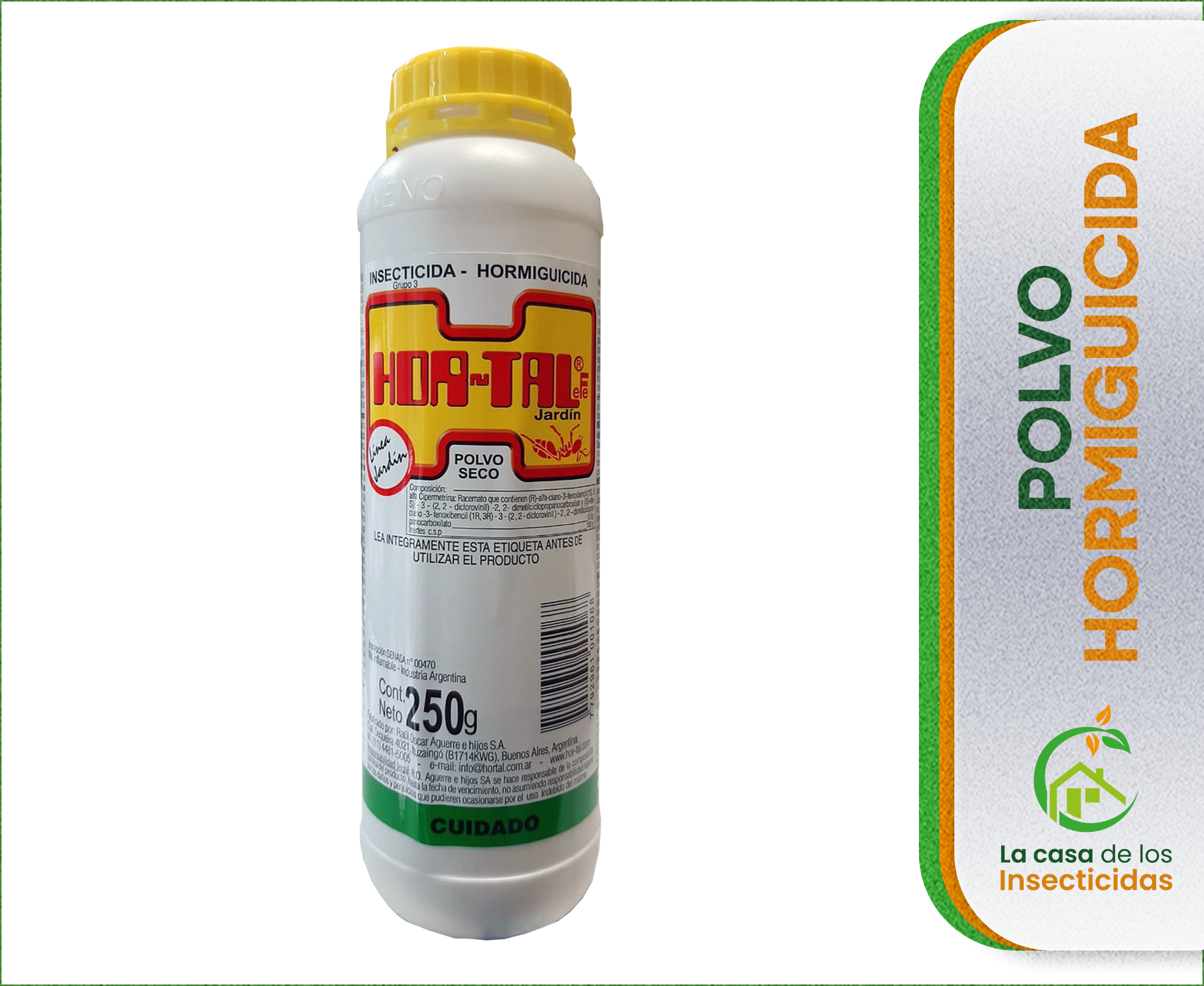 Hor-Tal Polvo de hormigas x 250 gr talquera